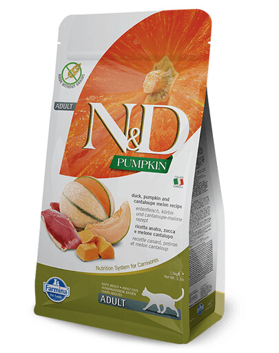 FARMINA N&D Pumpkin Duck & Cantaloupe Melon Adult Cat 300 g